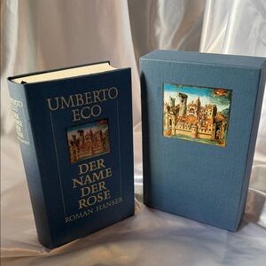 Umberto ECO Der Name Der Rose German Collectors Edition With Map And Slipcover